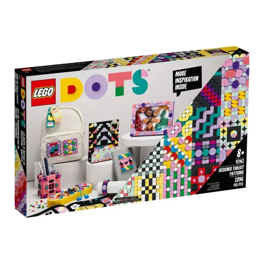 Klocki DOTS 41961 Zestaw narzędzi projektanta - wzorki