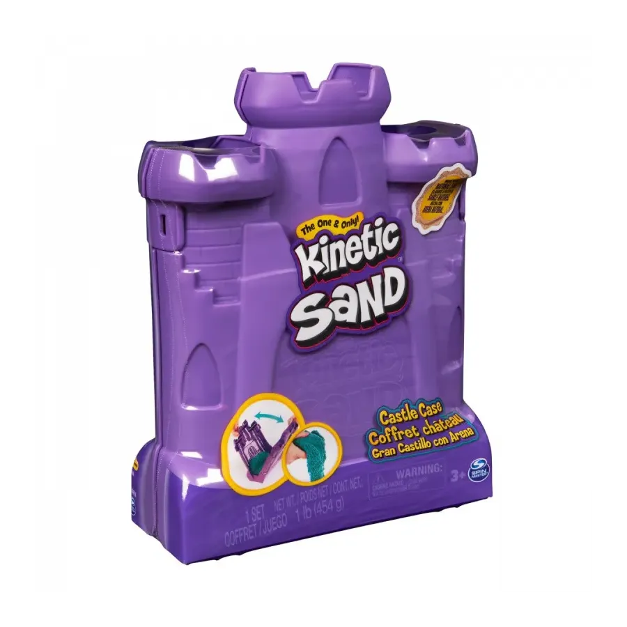 Piasek kinetyczny Kinetic Sand - Walizka Zamek