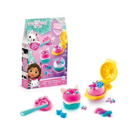 Zestaw z masą plastyczną Koci Domek Gabi - Łakocie Łakotka