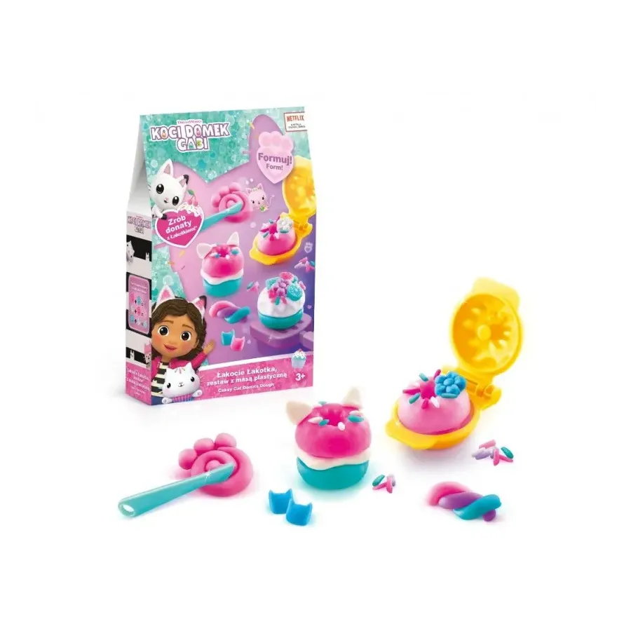 Zestaw z masą plastyczną Koci Domek Gabi - Łakocie Łakotka