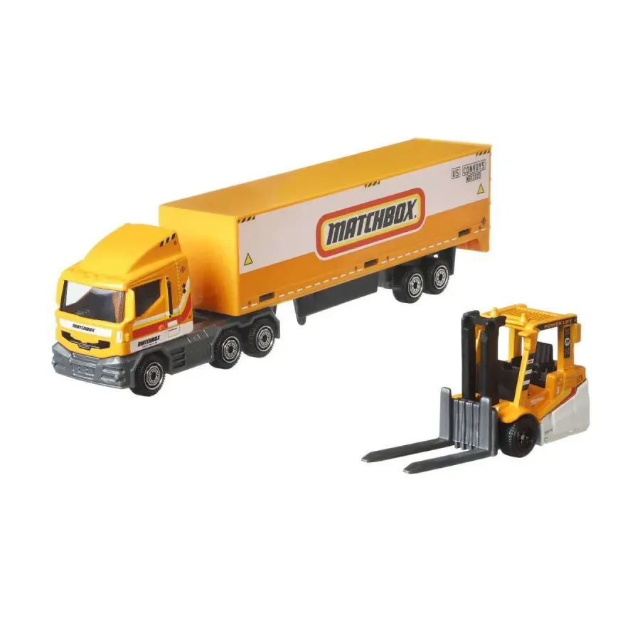 Pojazd transportowy + autko Matchbox Convoys