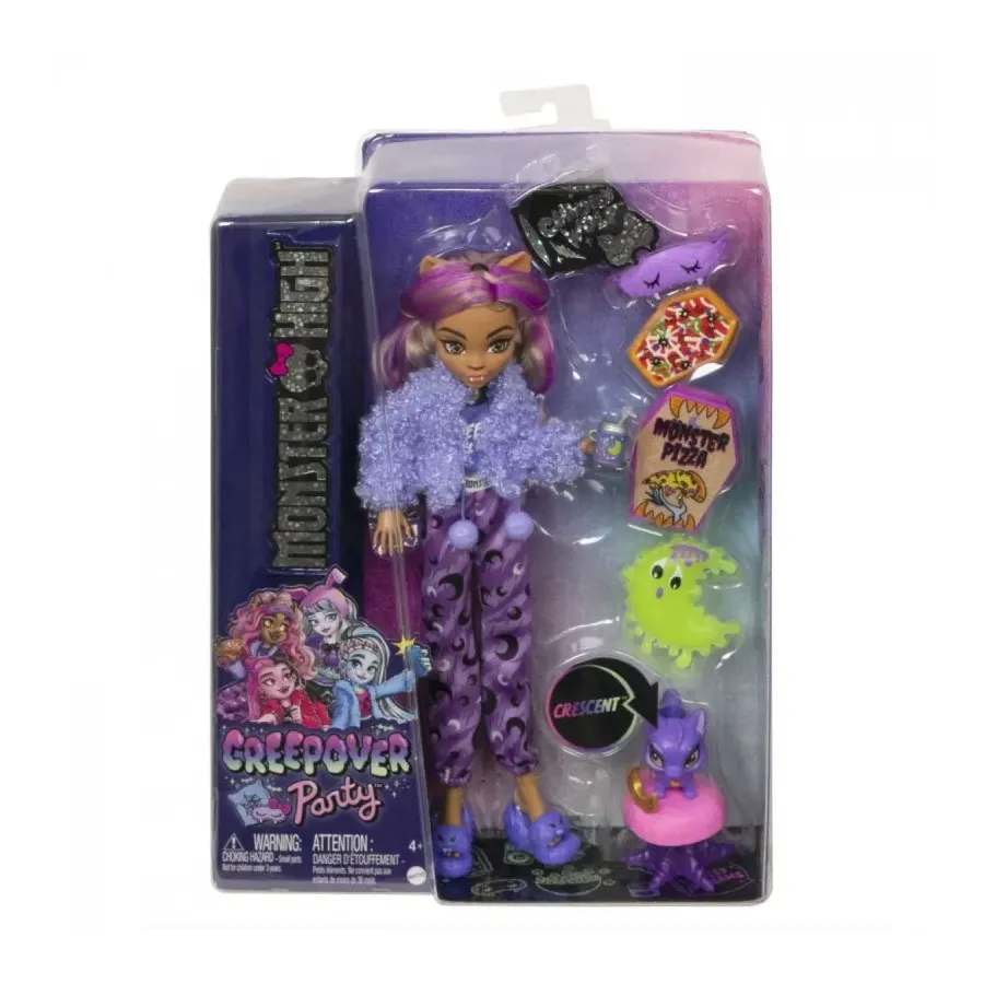 Lalka Monster High Pidżama Party Clawdeen Wolf