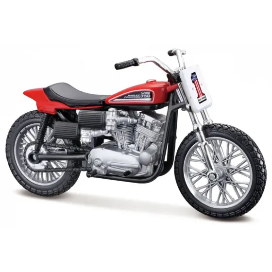 Model metalowy HD 1972 XR750 Racing bike 1/18