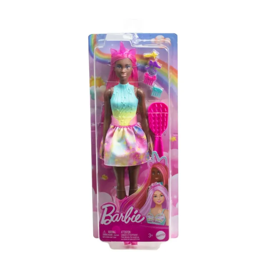 Lalka Barbie Jednorożec długie włosy
