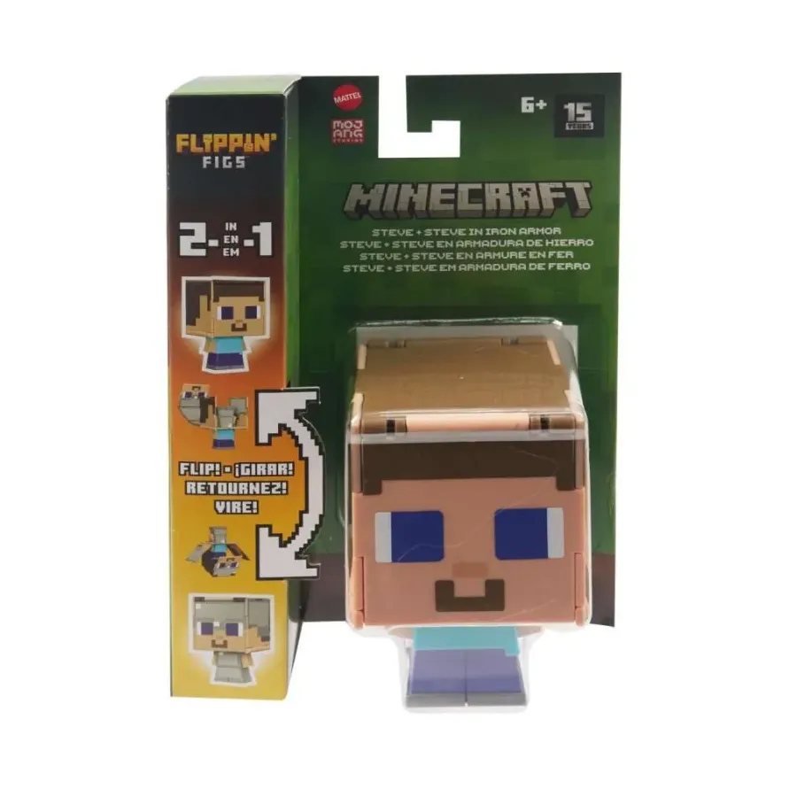Figurka Minecraft z transformacją 2w1, Steve