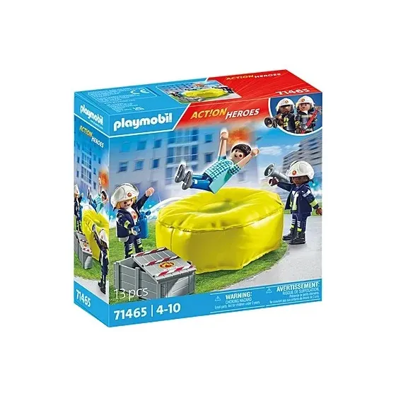 Zestaw figurek Action Heroes 71465 Strażacy z poduszką powietrzną