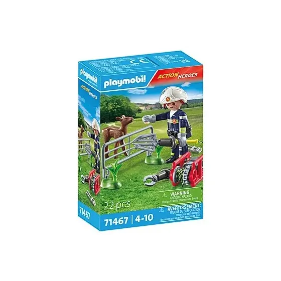 Zestaw figurek Action Heroes 71467 Straż pożarna - Ratowanie zwierząt