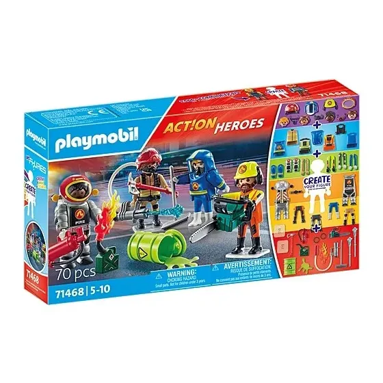 Zestaw figurek Action Heroes 71468 My Figures: Straż pożarna