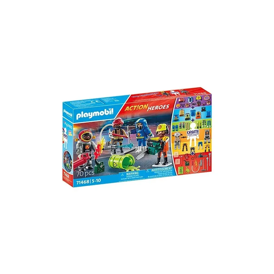 Zestaw figurek Action Heroes 71468 My Figures: Straż pożarna