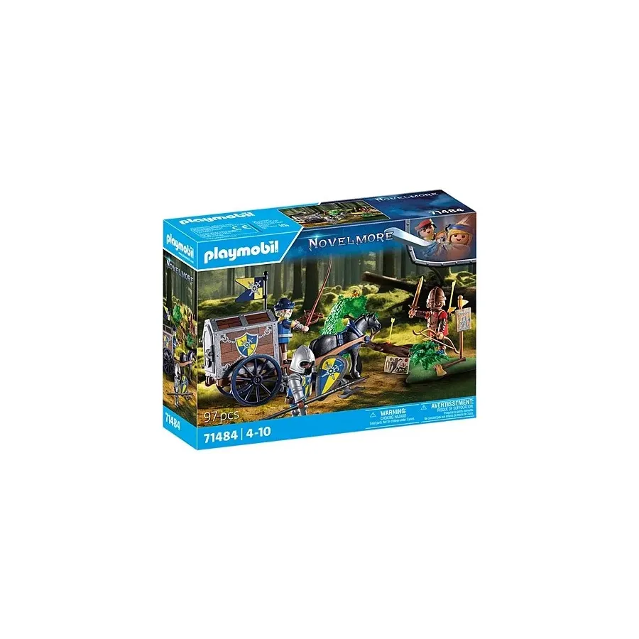 Zestaw figurek Novelmore 71484 Napad na wóz transportowy