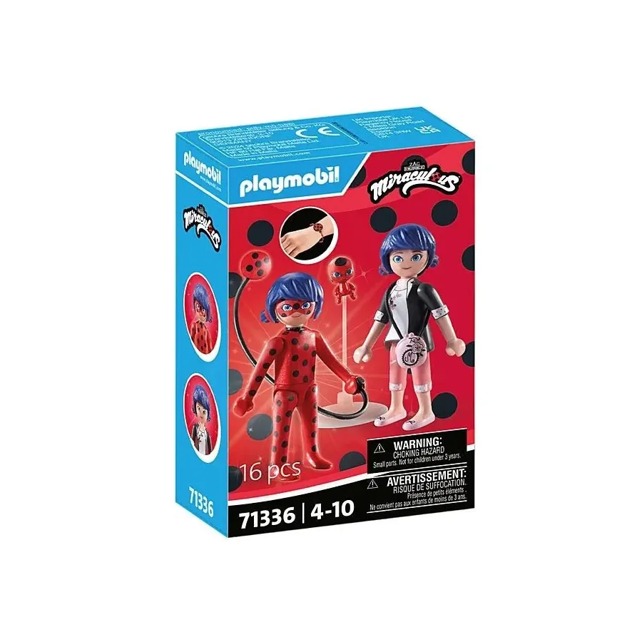 Zestaw z figurkami Miraculum 71336 Marinette & Biedronka