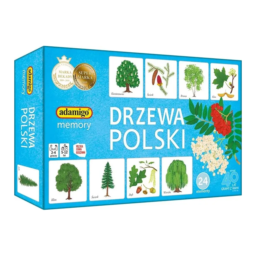 Gra Memory - Drzewa Polski