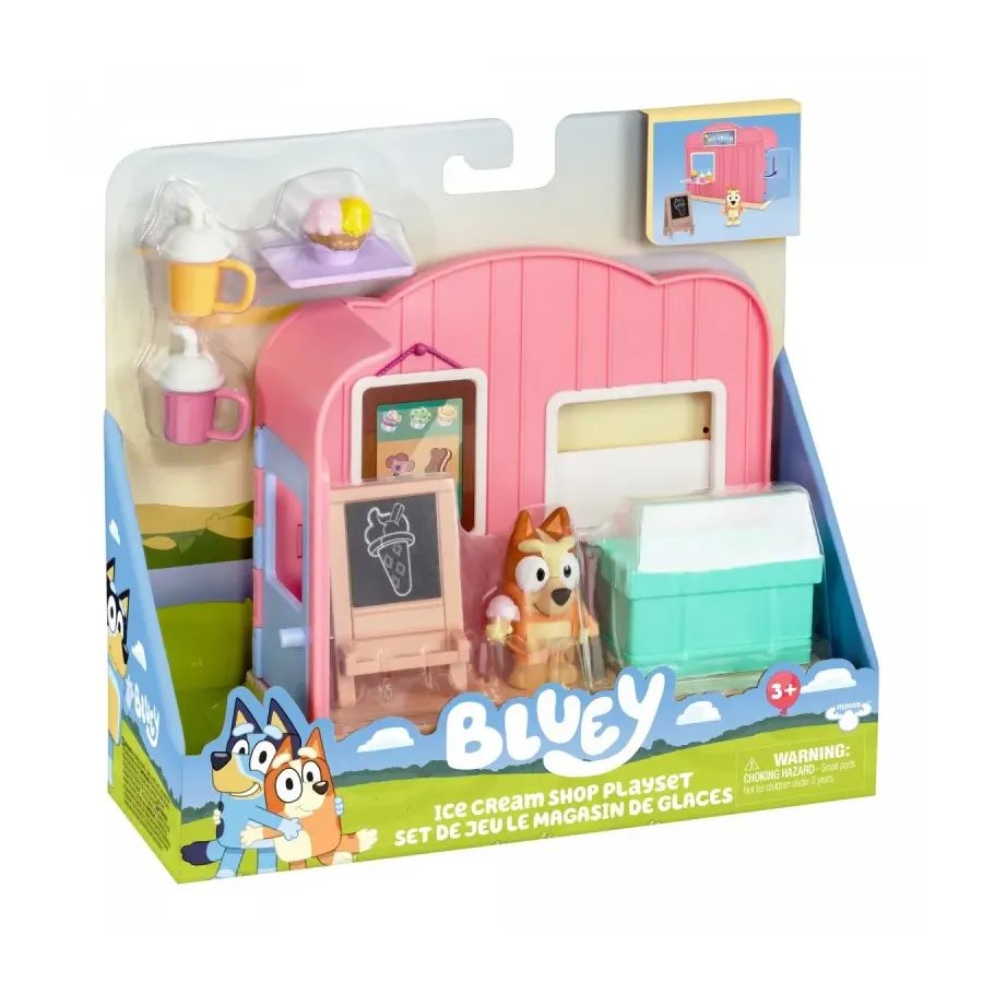 Zestaw figurek Mini Bluey Lodziarnia