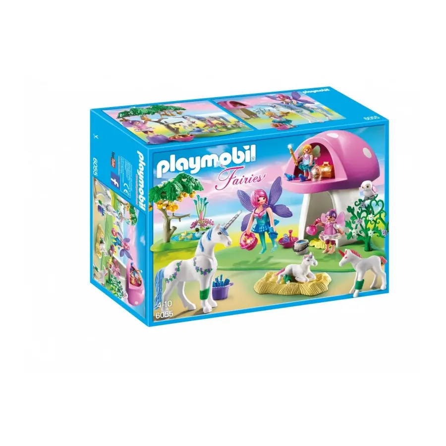 Zestaw z figurkami Fairies 6055 Las wróżek z jednorożcami