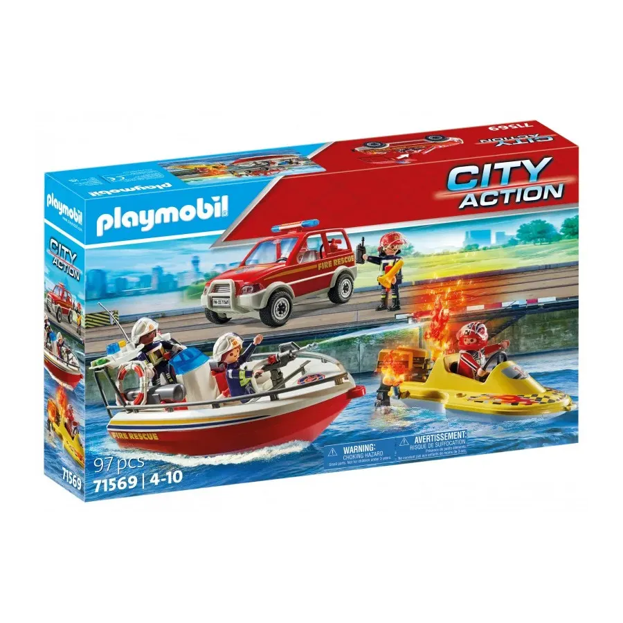 Zestaw z figurkami City Action 71569 Akcja straży pożarnej