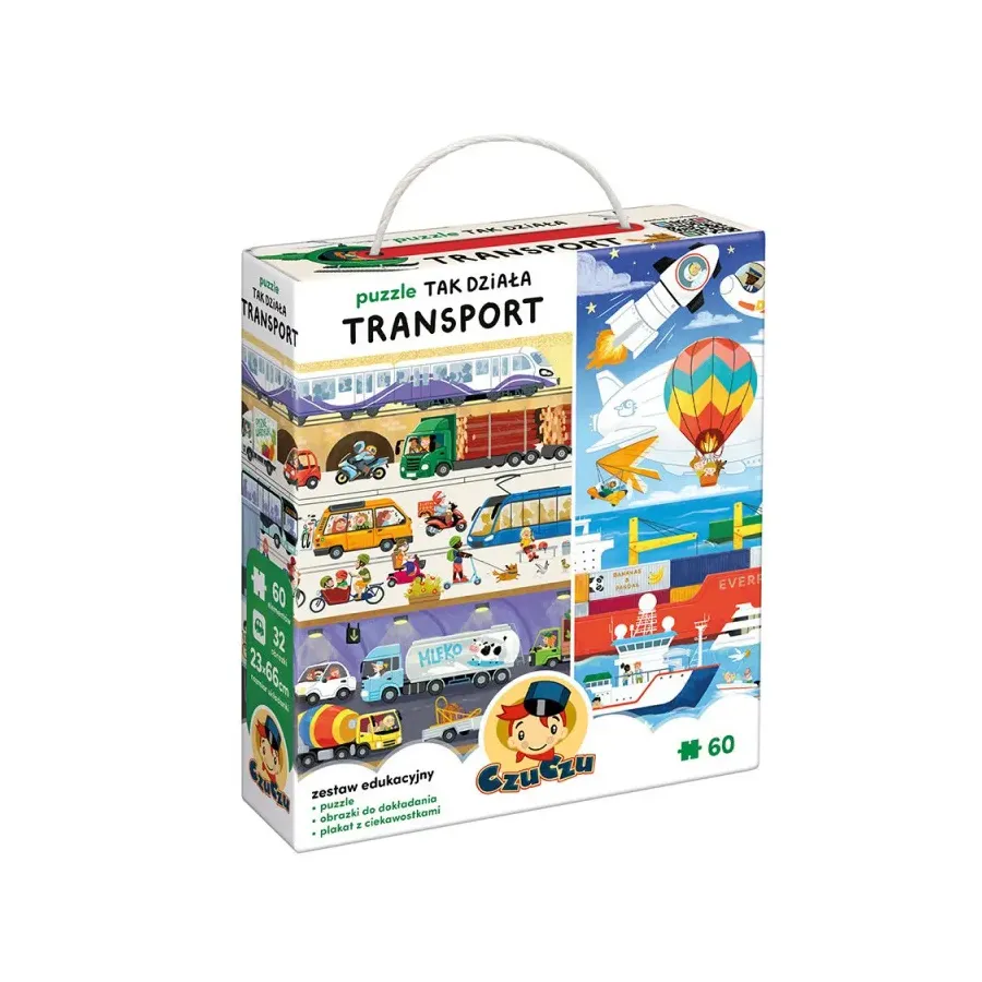 Puzzle Tak działa transport