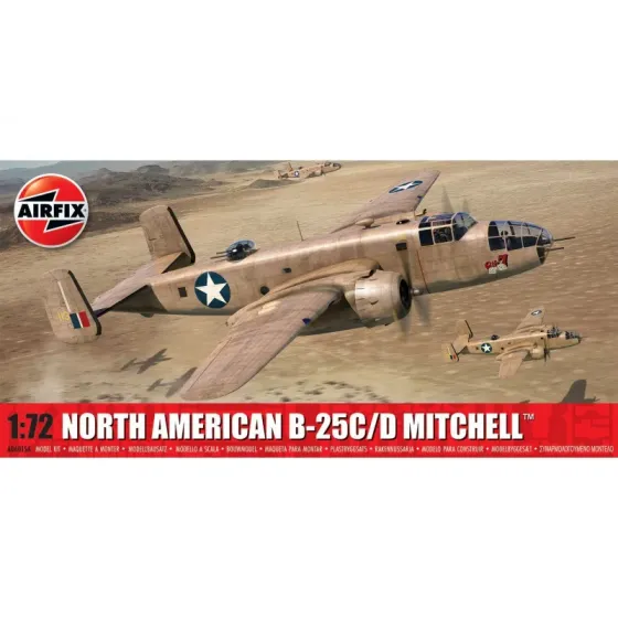 Airfix 06015A Model do sklejania North American B-25C/D Mitchell 1/72