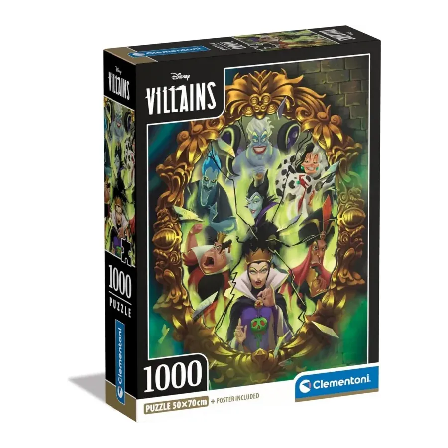 Puzzle 1000 elementów Compact Disney Villains