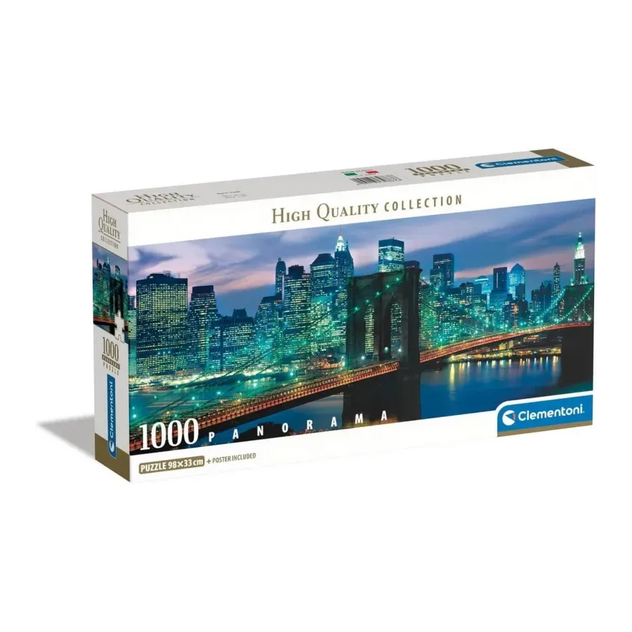 Puzzle 1000 elementów Compact Panorama Nowy Jork Most Brookliński