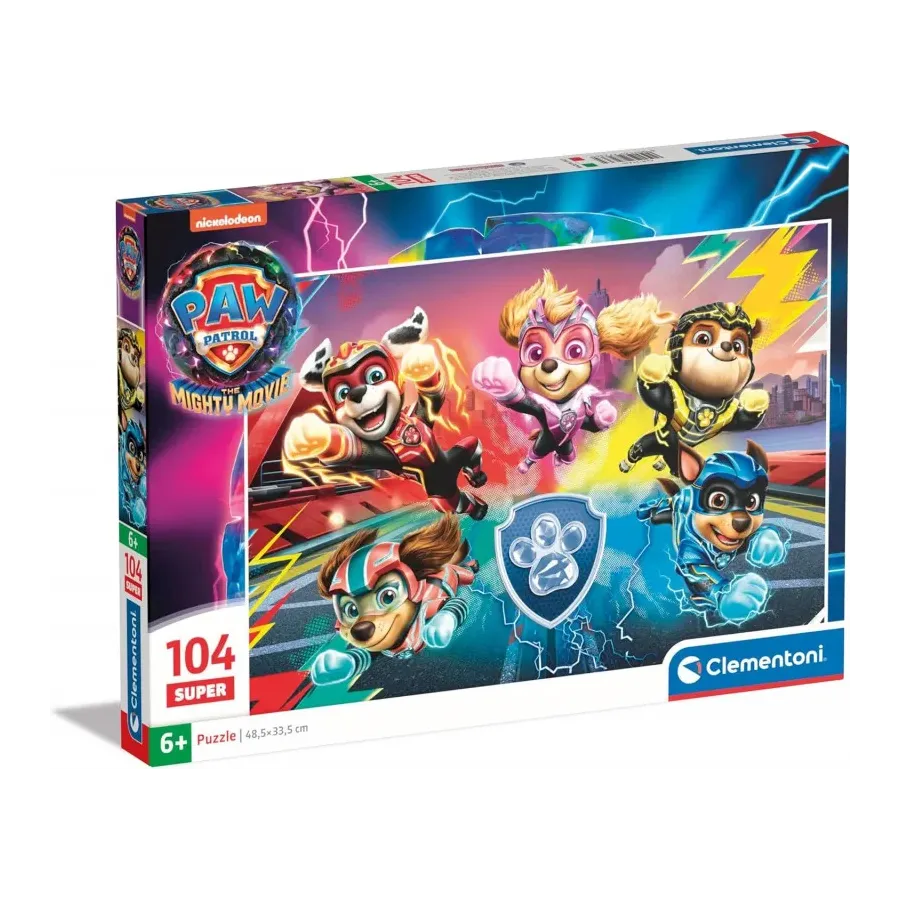 Puzzle 104 elementy Psi Patrol The Mighty Movie