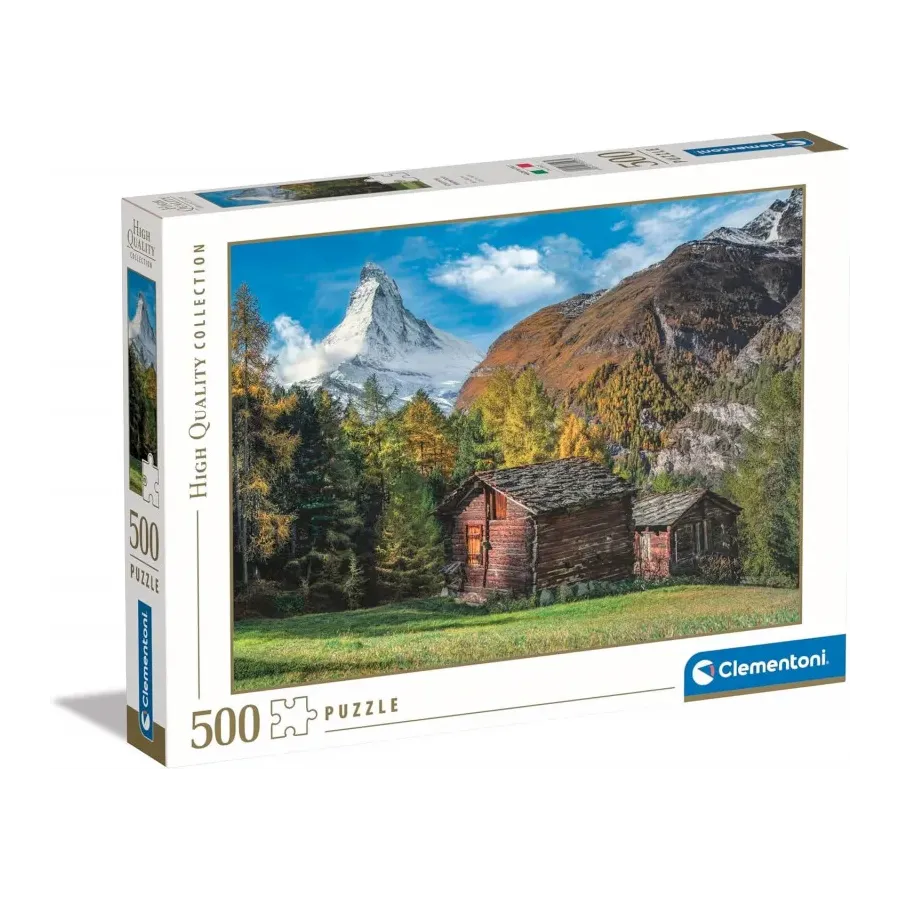 Puzzle 500 elementów High Quality Uroczy Matterhorn