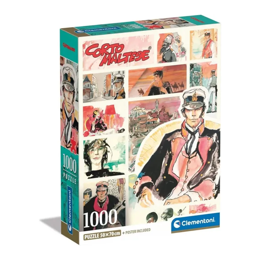 Puzzle 1000 elementów Compact Corto Maltese