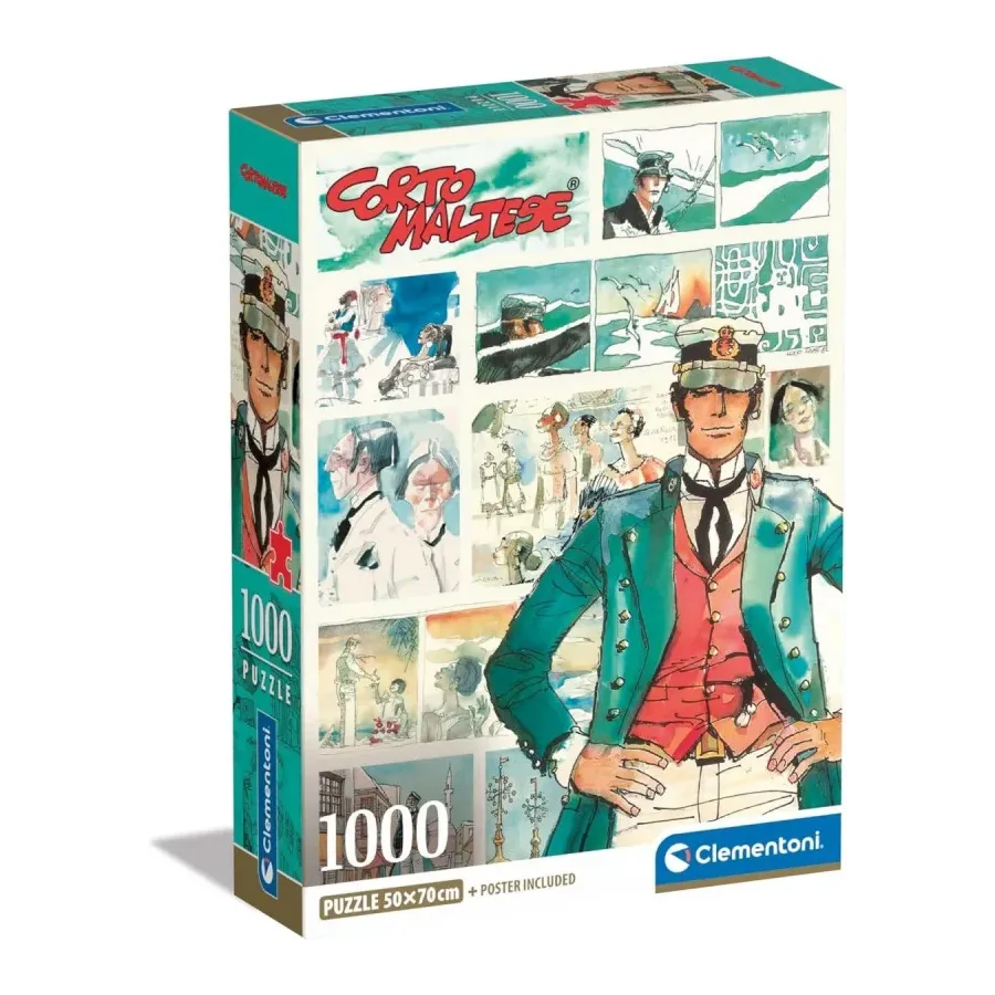 Puzzle 1000 elementów Compact Corto Maltese