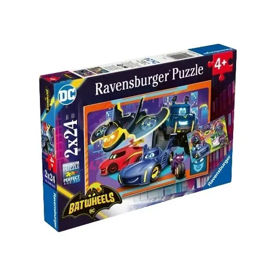 Puzzle 2x24 elementy Batwheels