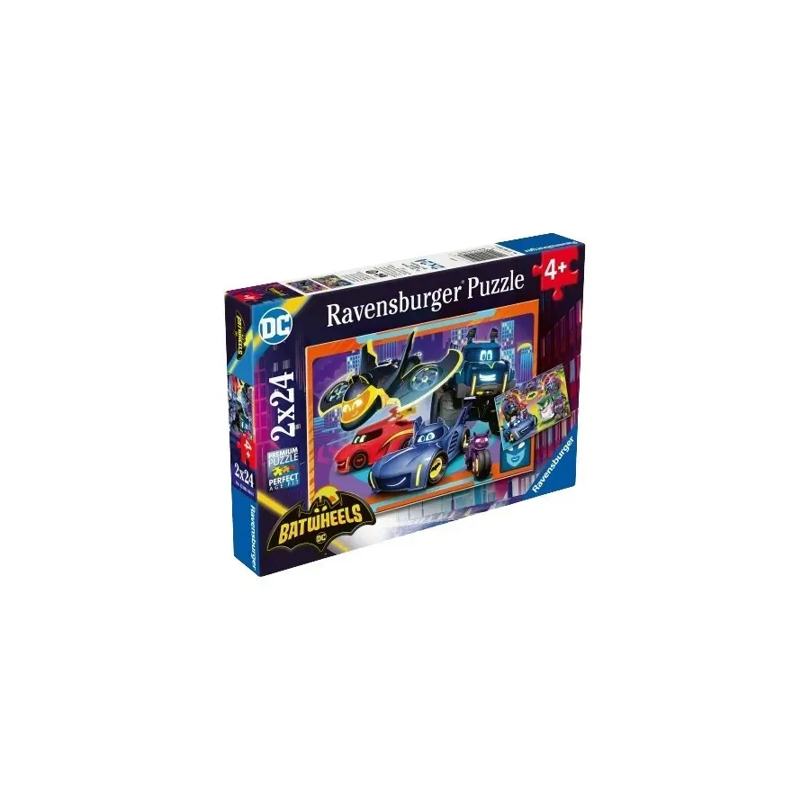 Puzzle 2x24 elementy Batwheels