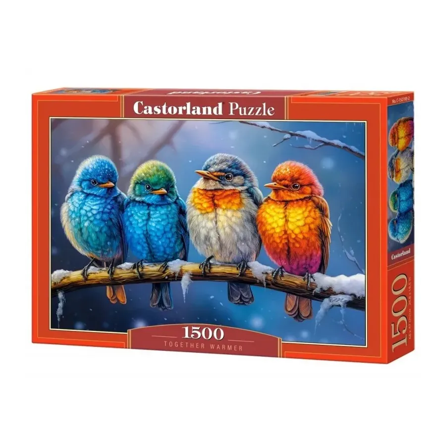 Puzzle 1500 elementów Ptaszki Razem cieplej