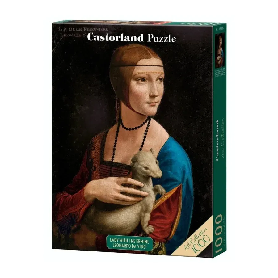 Puzzle 1000 elementów Dama z łasiczką Leonardo da Vinci Art Collection