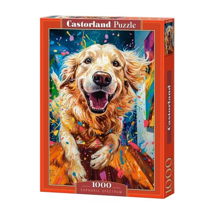 Puzzle 1000 elementów Pies szczęśliwy Euphoric Spectrum