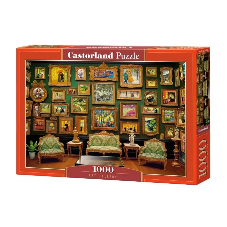 Puzzle 1000 elementów Galeria sztuki obrazy na ścianie