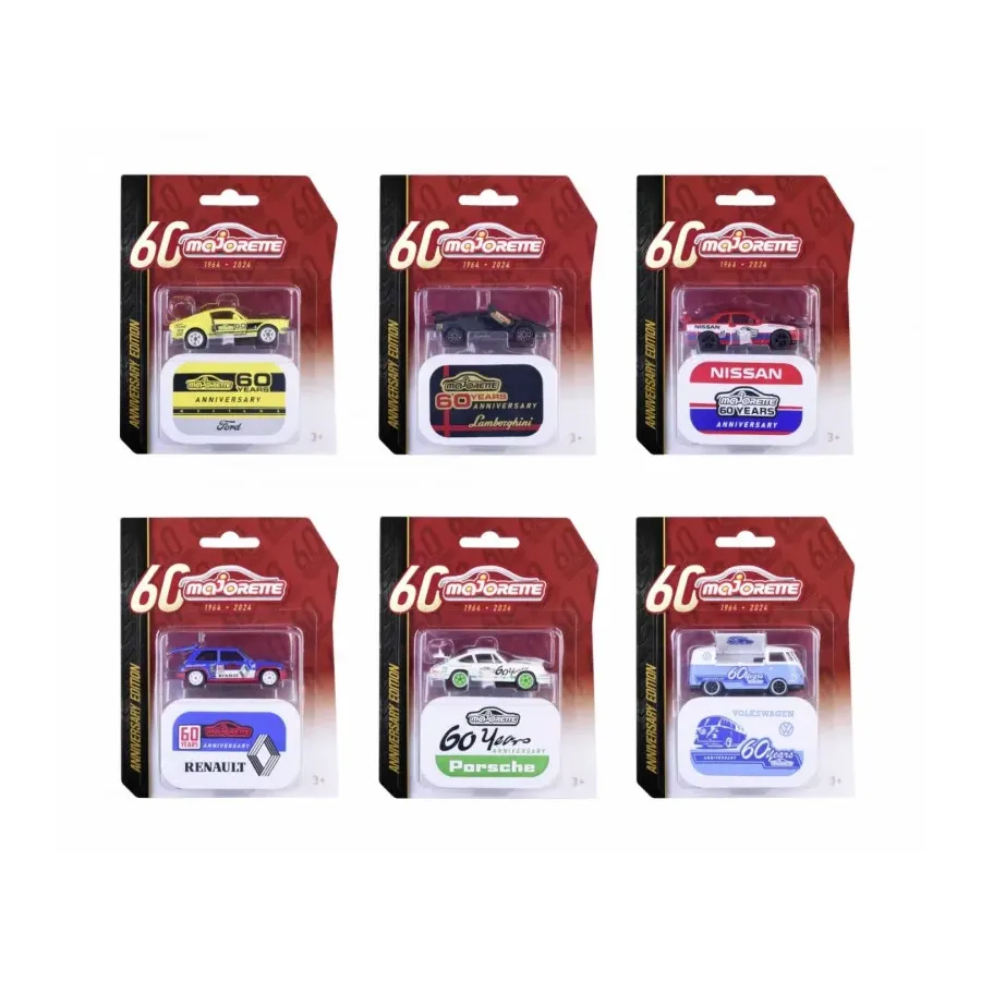 Pojazd Majorette 60-lecie Deluxe 6 rodzajów mix