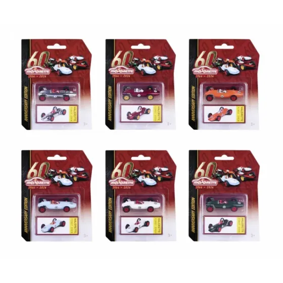 Pojazd Majorette 60-lecie Historyczne, 6 rodzajów mix