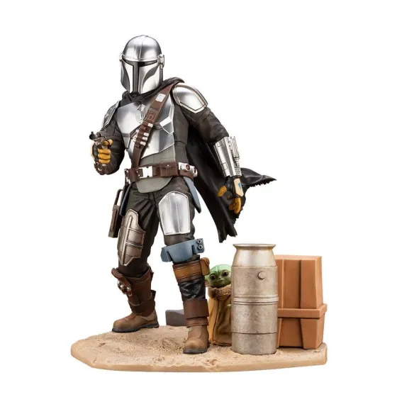 Figurka Mandalorian & The Child 26 cm Star Wars ARTFX 1/7