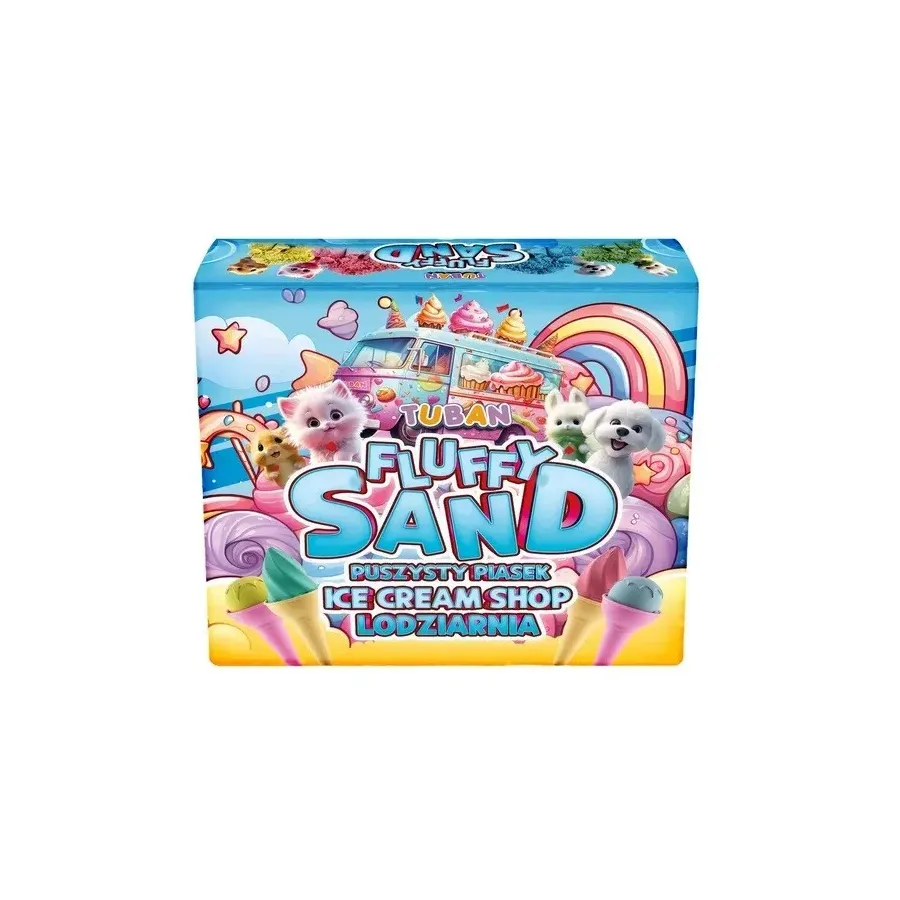 Piasek Fluffy - Zestaw lodziarnia