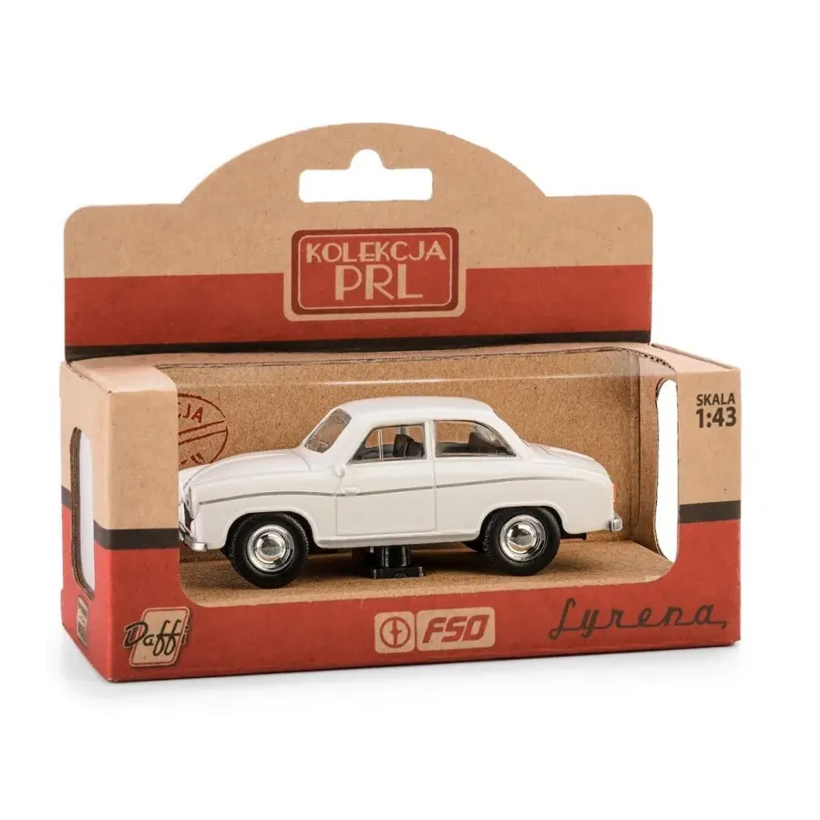 Pojazd PRL Syrena 104 Biały