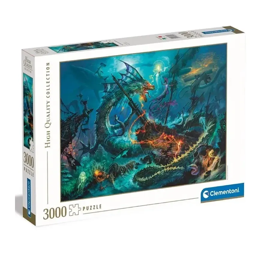 Puzzle 3000 elementów High Quality The Underwater Battle