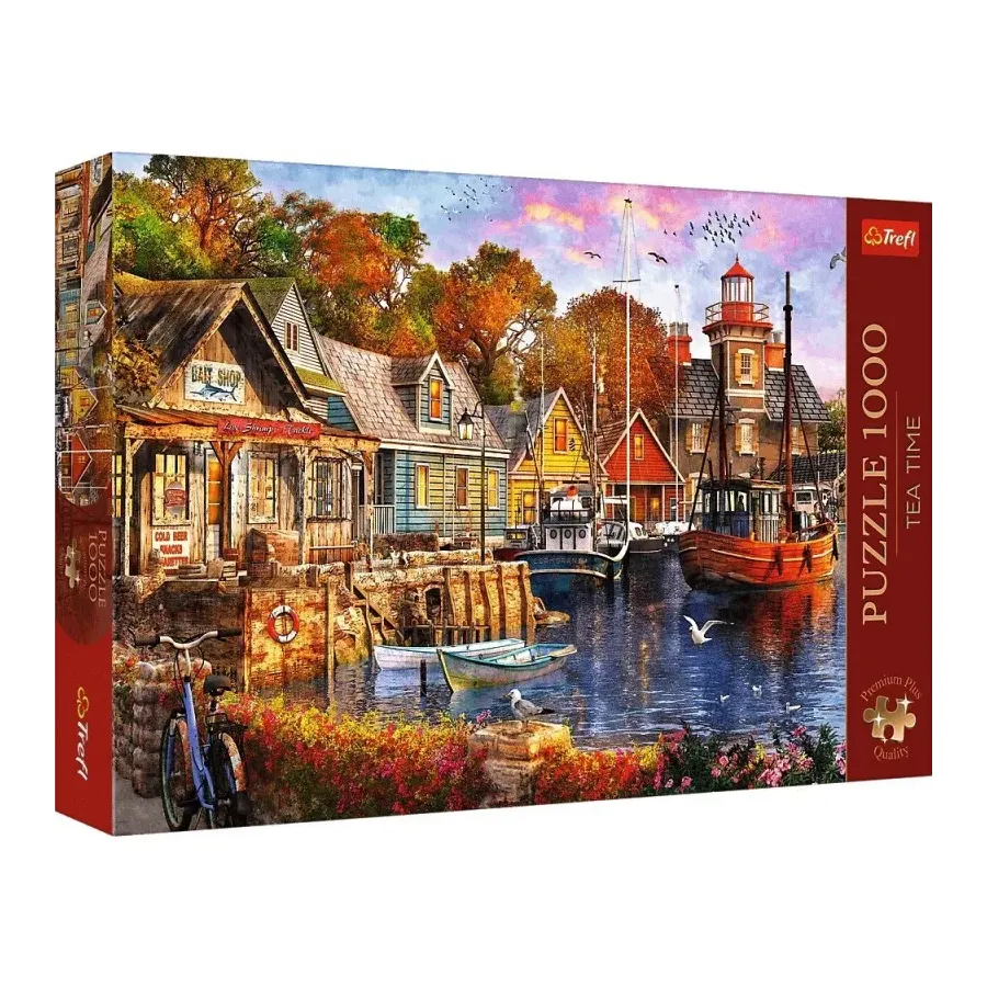 Puzzle 1000 elementów Premium Plus Nadmorski zakątek