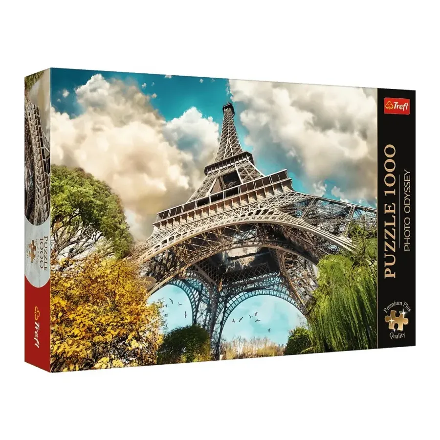 Puzzle 1000 elementów Premium Plus Wieża Eiffel Paryż Francja