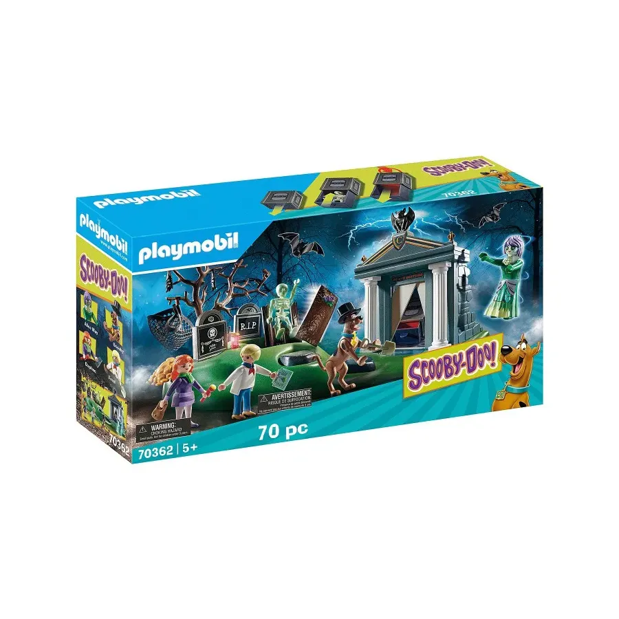 Zestaw z figurkami Scooby-Doo 70362 Przygoda na cmentarzu
