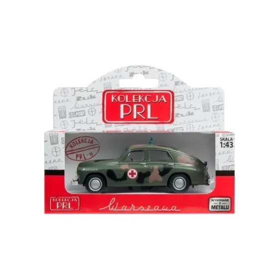 Pojazd PRL Warszawa M20 Sanitarka Wojskowa