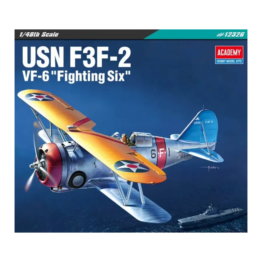 Model plastikowy US Navy Fighter F3F-2 1/48