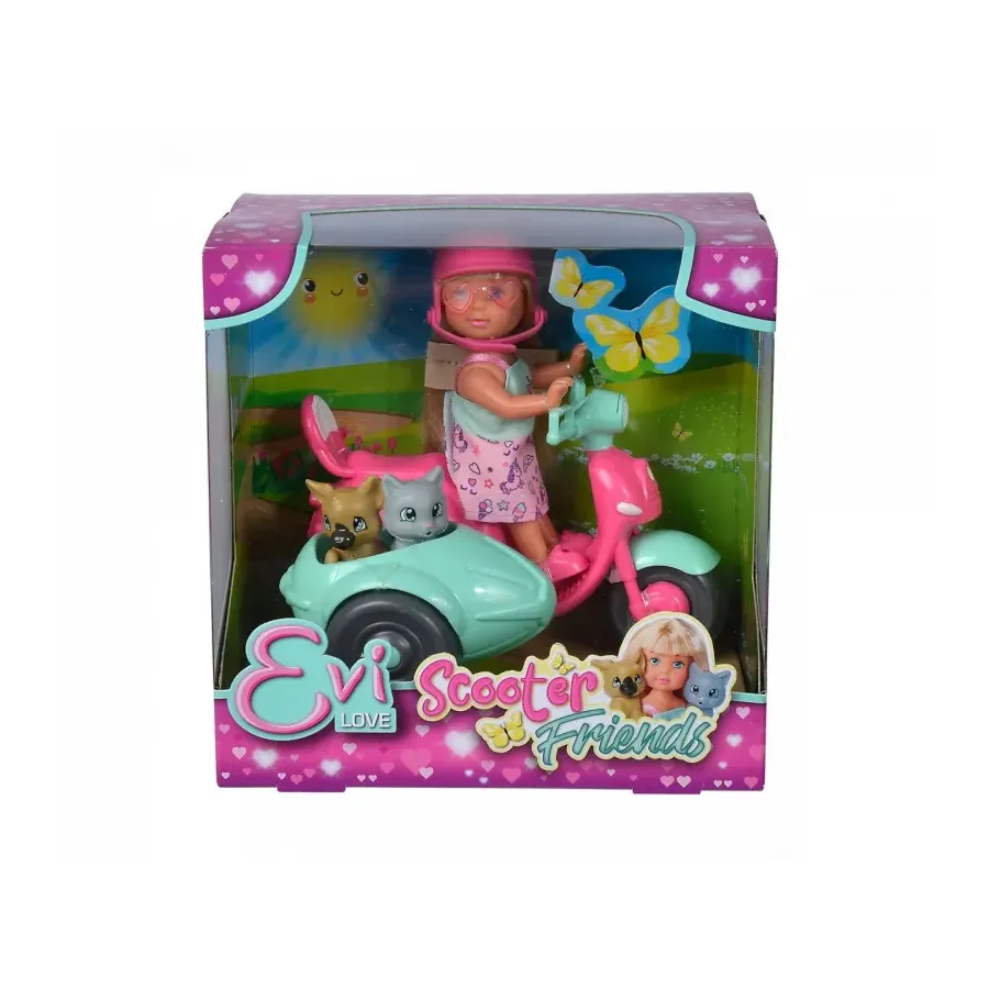 Lalka Evi Love Przyjaciele na skuterze