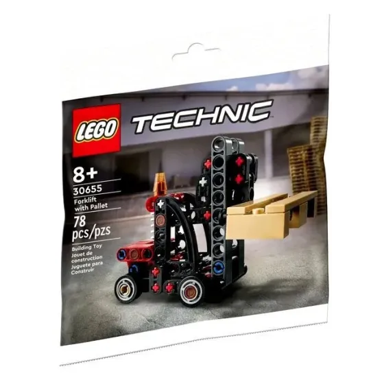 Klocki Technic 30655 Wózek widłowy z paletą