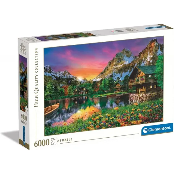 Puzzle 6000 elementów Alpejskie jezioro