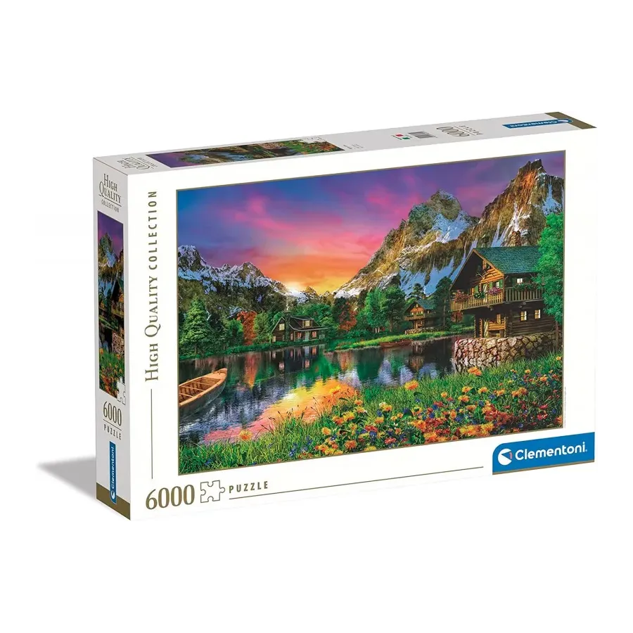 Puzzle 6000 elementów Alpejskie jezioro