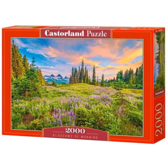 Puzzle 2000 elementów Górska polana Blossom of Morning