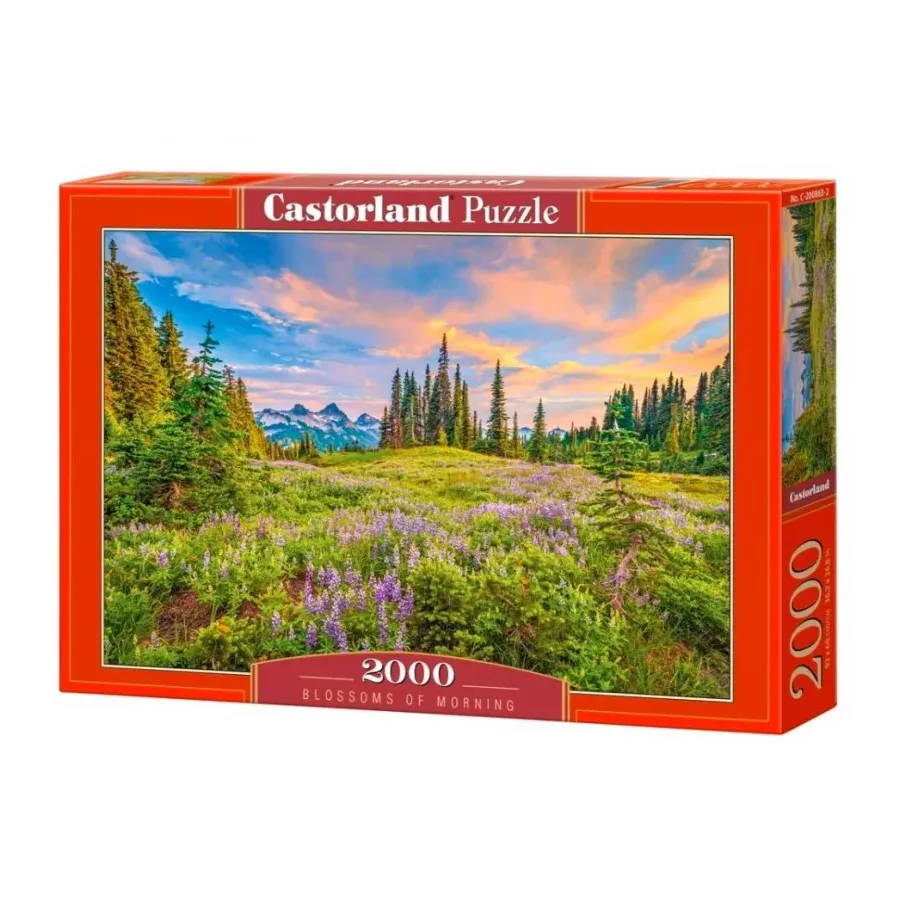 Puzzle 2000 elementów Górska polana Blossom of Morning
